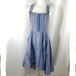 Bright & Beautiful High Low Stripe Dress 2x